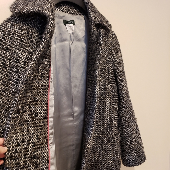 J. Crew Wool Coat Size 4 - Picture 6 of 8